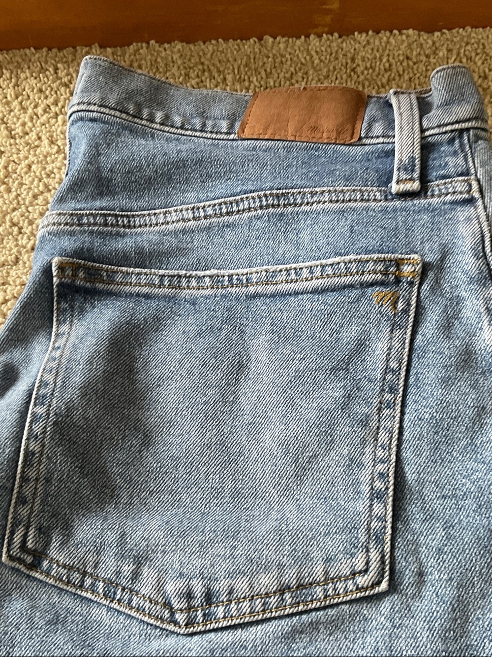 Madewell The PERFECT VINTAGE straight crop Jean